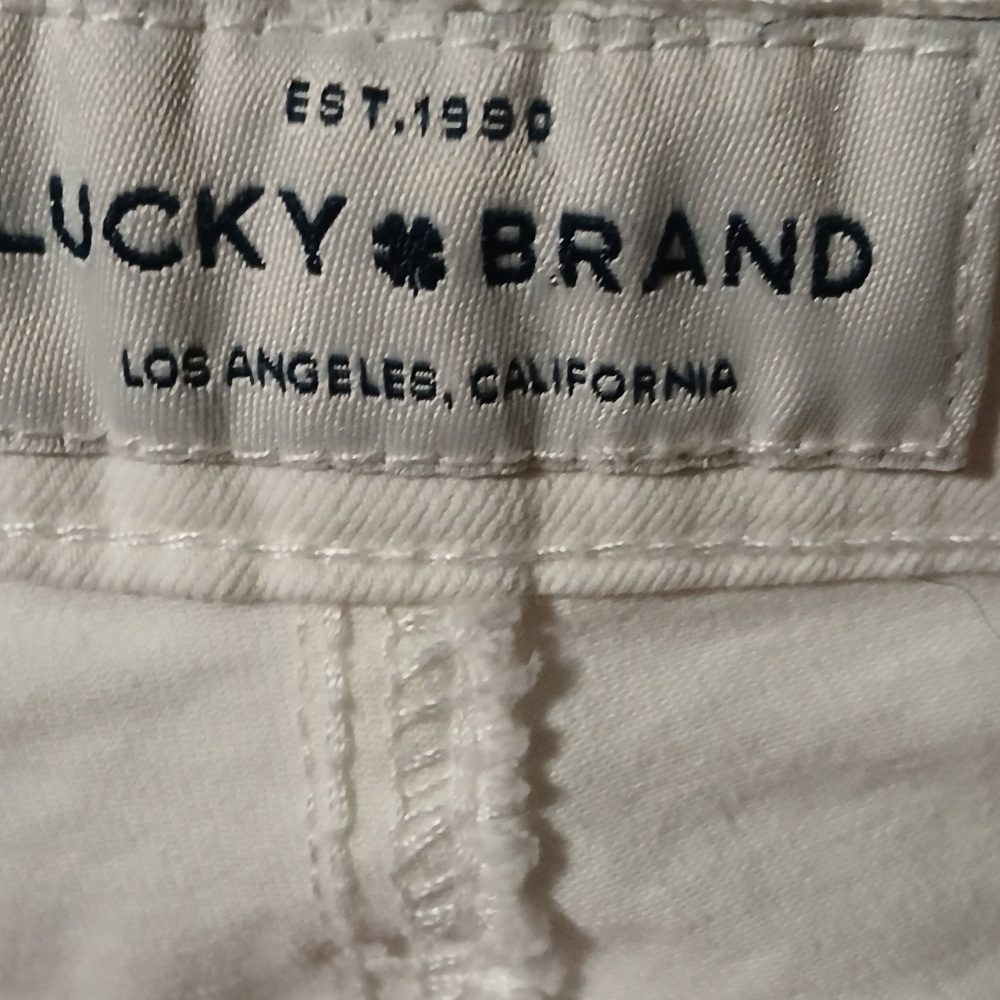 Lucky brand Ava skinny low rise white jeans 26X25 - Picture 10 of 16